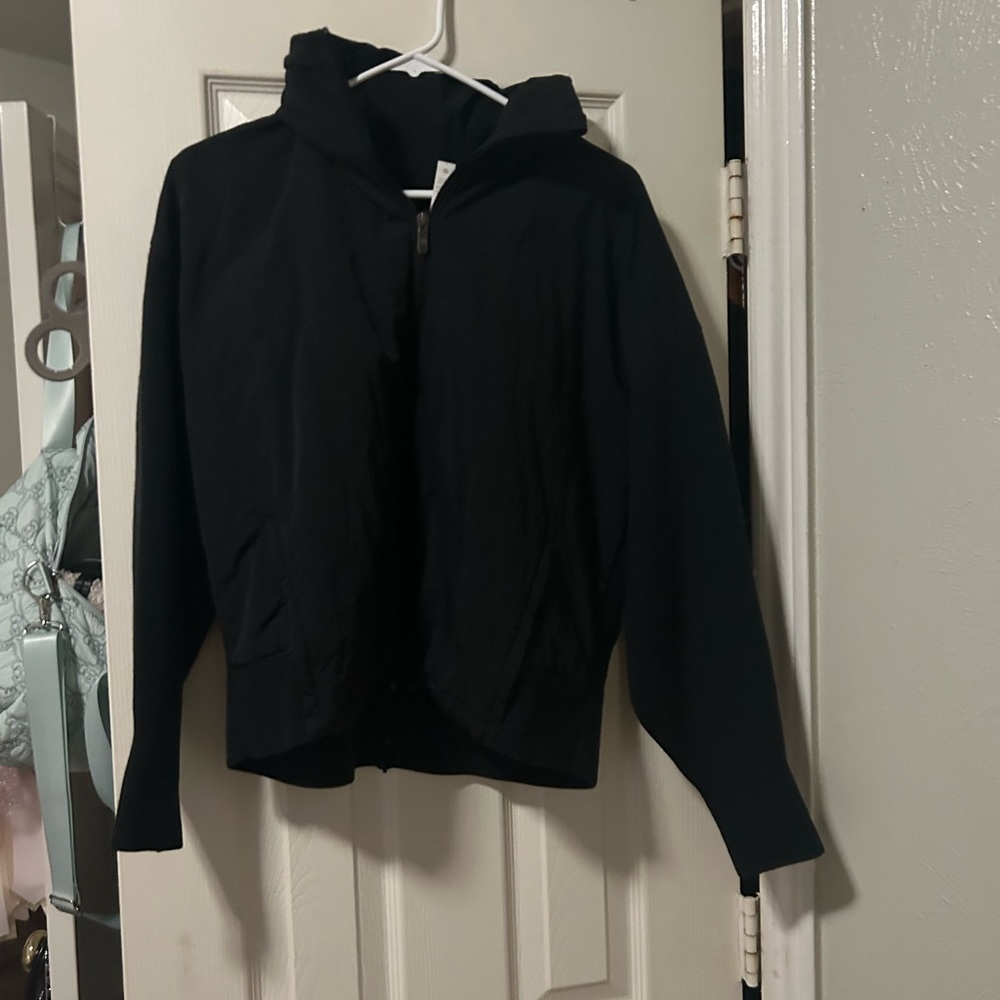 lululemon athletica Black Bomber Jacket